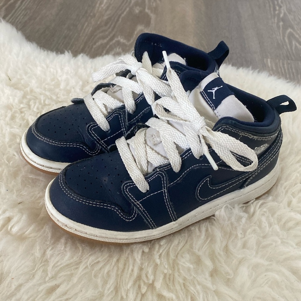 Toddler 10C Jordan Mid Navy/White